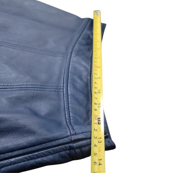 PJK - Patterson J. Kincaid Flirty A-Line Pleated Flair Lambskin Skirt Womens XS - Picture 7 of 12